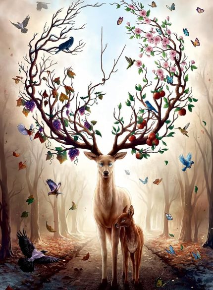 500p Puzzle Gizemli Geyik, Yapboz