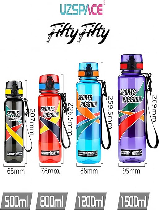 Sports Passion 500 ml Tritan Su Matarası Kaydırmaz Tutma Özelliği - Görsel 4