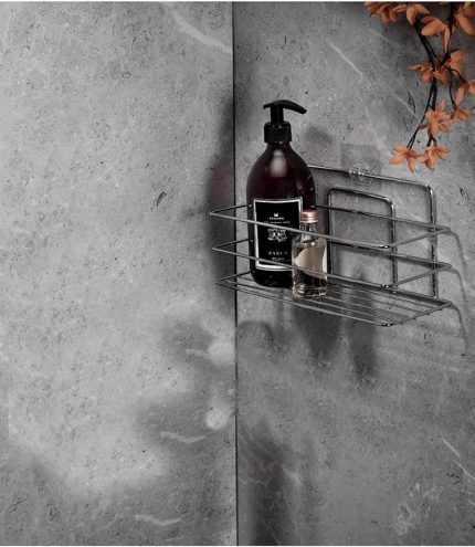 Banyo Düzenleyici Şampuanlık Duş Rafı Krom Tş-01