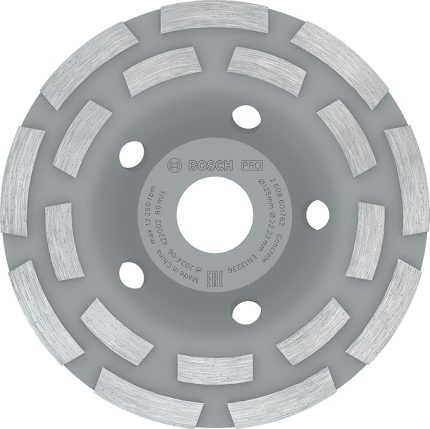 Professional Accessories Elmas Taşlama Diski Açılı Taşlamalar için Uzman (Beton için, Taşlama Diski: 125 mm, Delik: 22,23 mm, Beton Taşlama Makineleri için Aksesuarlar)
