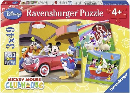 (92475) - 3 x 49 Parça Puzzle Wd, Mickey Club House