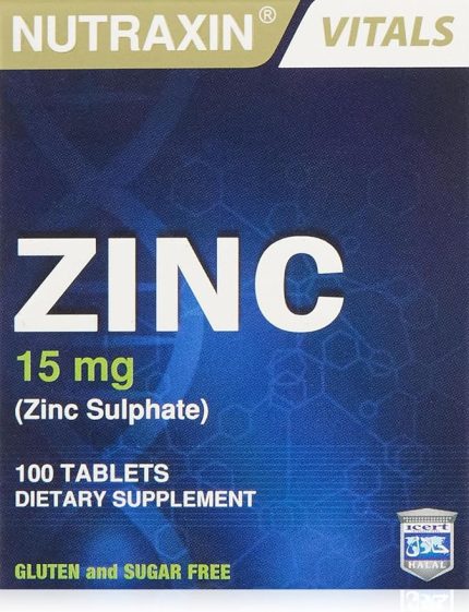 Vitals Zinc 15 mg 100 Tablet Takviye Edici Gıda
