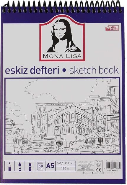 Eskiz Defteri A5 120 g 50 yp Telli