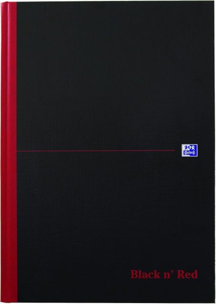 Black n' Red ciltli ciltli not defteri A4, Kladde, /m², çizgili, 1 adet