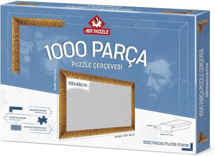 Puzzle Altın 1000 Parça Demonte Puzzle Çerçevesi