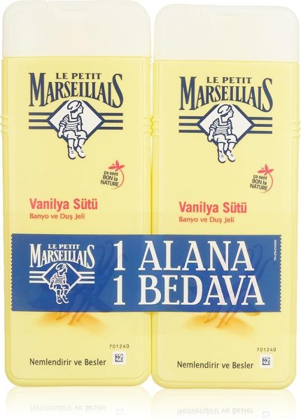Petit Marseillais Vanilya Sütü Duş Jeli (2 x 400 ml)