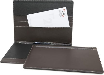 545-2 Sümen Takımı Suni Deri Tek Parça Pad Kapaklı 33x45cm, Kahverengi