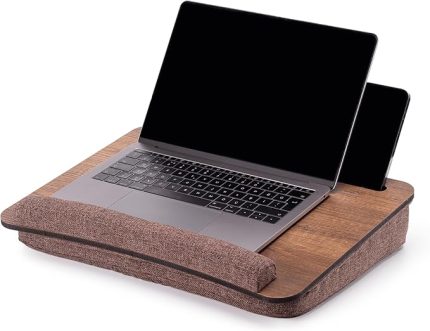Wood-LS013 Minderli Laptop Sehpası (Ceviz)