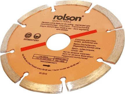 24394 115 mm Diamond Tipped Segmented Blade