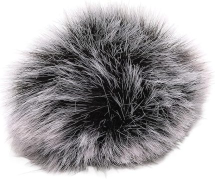 Kürklü Ön Cam Manşon, Yaka Mikrofonu Rüzgar Siperi Kürklü Manşonlar, Yaka Ve Yaka Mikrofonu Için Rüzgar Ekran Koruyucu