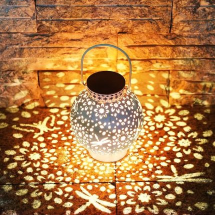 Dış mekan için LED güneş enerjili fener, vintage metal solar lamba, dış mekan için, sıcak beyaz, IP65 su geçirmez, asılı bahçe dekorasyonu, güneş enerjili lambalar, Noel, cadılar bayramı,