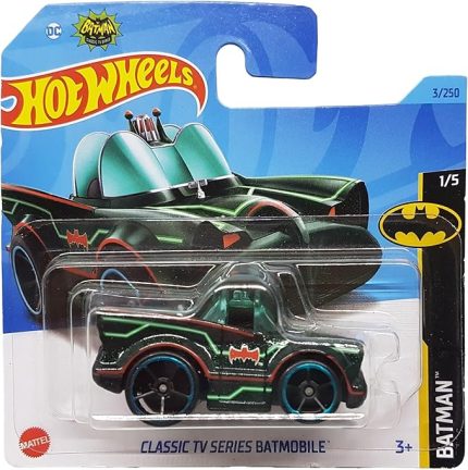 Wheels - Classic TV Serisi Batmobile - Batman 1/5 - HKJ72 - Short Card - DC - Mattel 2023