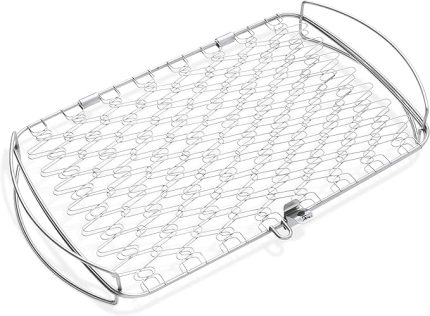 6471 Original Stainless Steel Fish Basket, Large,Multi