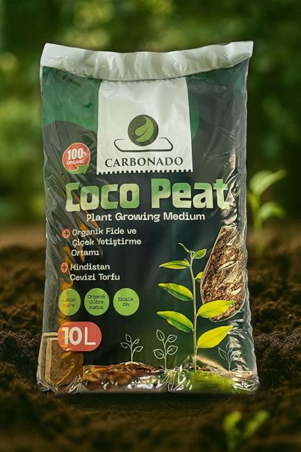 Peat 10L Organik Bitki Yetiştirme Ortamı (Hindistan Cevizi Torfu)