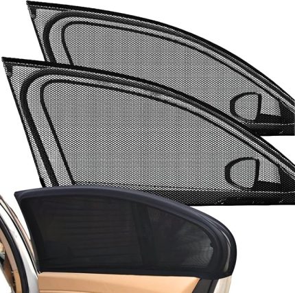 Yan Cam için Araba Pencere Gölgelikleri nan Güneş Korumalı Üninanersal Örgü Perde nan Araba Yan Pencere Güneşliği Çoğu Araca Uyar Raxonane, Raxove, Suv Ön Camı, 1