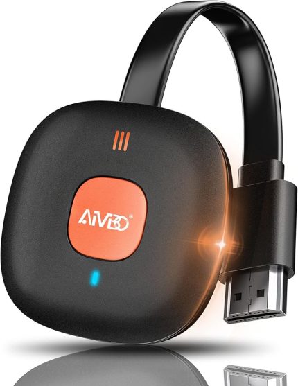 HDMI Ekran Adaptörü, 4K HDR HDMI Ekran Yansıtma Ekranı Dongle Wifi HDMI Adaptör Konektörü Desteği Miracast/DLNA/Airplay için Android/IOS/Windows/Mac OS/HDTV/Monitör/Projektör