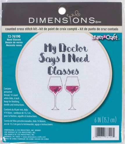 Counted Cross Stitch Kit 15cm Round