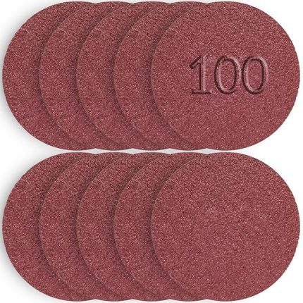 100 Adet Cırt Zımpara Matkap Spiral 115 mm Daire Zımpara Ahşap Metal Zımparası (40 kum)