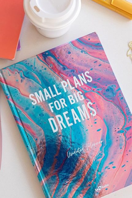 Color 17x24 Metalik Süresiz Planlayıcı Ajanda Deft Mavi