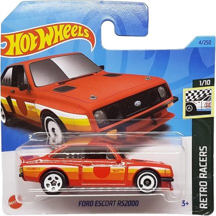 Wheels - Ford RS2000 - Retro Racers 1/10 - HKJ77 - Short Card - kırmızı - Mattel 2023