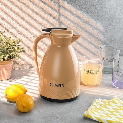 Kitchenhouse 1 L Cam Termos-Sarı