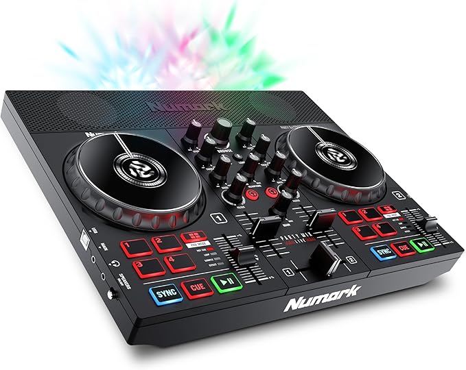 Party Mix Live Işıklı Hoparlörlü DJ Kontrolör