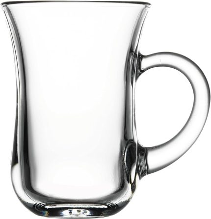 Çay Bardak 6 Lı Kulplu Çay Bardağı