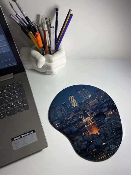 SHOP Galata Kulesi Baskılı Bilek Destekli Mouse Pad