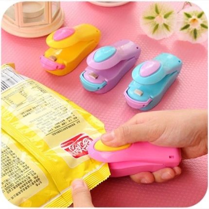 Mini Poşet Kapatıcı | Isıyla Yapıştırıcı Poşet Kapatma Makinesi | Plastik Naylon Torba Mühürleme Aleti | Gıda Koruma, Cips & Atıştırmalık Saklama Cihazı