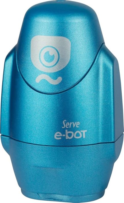 E-Bot Silgili Kalemtiras Metalik Mavi Tekli