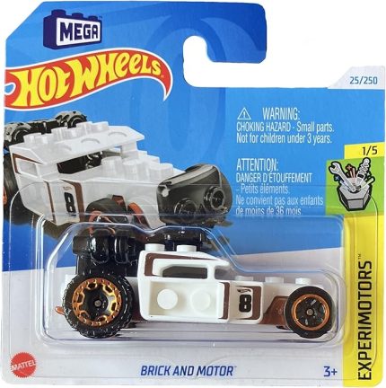 Wheels - Brick and Motor - EXperimotors 1/5 - HTC97 - Short Card - MEGA - Moving Parts - Mattel 2024 - 1:64