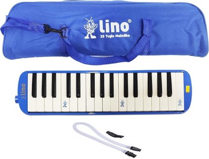 MELODİKA 32 TUŞLU BEZ ÇANTA MAVİ