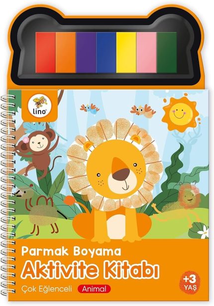Parmak Boyama Aktivite Kitabı Hayvanlar