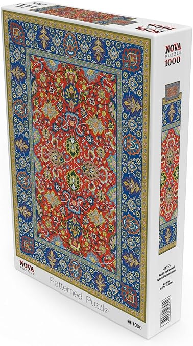Puzzle 1000 Parça Renkli Halı Deseni Puzzle - Görsel 2