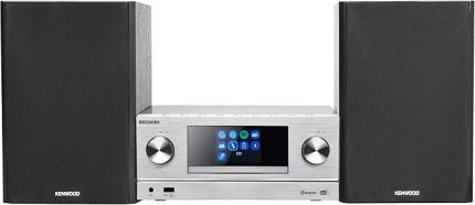 M-9000S-S - Internet Radyo, DAB+, CD/USB ve Ses Akışı ile Akıllı Mikro Hi-Fi Sistemi, Gümüş Renk