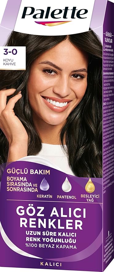 Göz Alıcı Renkler 3-0 Koyu Kahve Saç Boyası