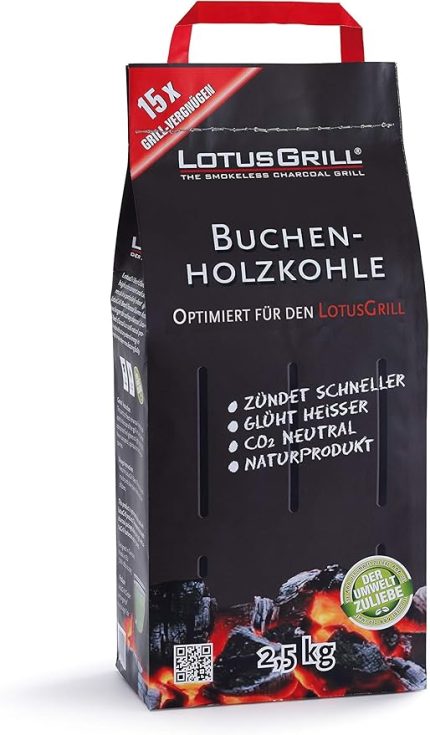 Kayın kömürü 2,5 kg! Dumansız kömür mangalı/masa üstü mangal için özel olarak geliştirilmiştir