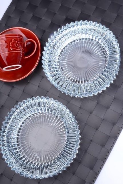 2 Adet Kristal Lüks Küllük Cam Puro Kül Tablası Yuvarlak Kül Tabağı