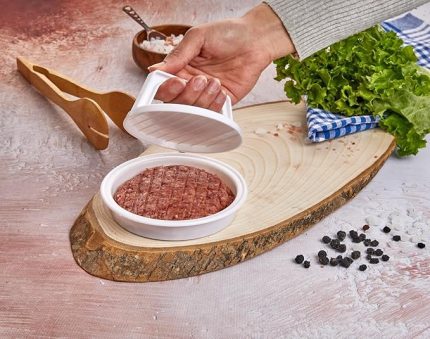 Hamburger ve Köfte Kalıbı Şekillendirici Pratik Köfte Yapma Aparatı Ve Şekilli Patates Dilimleyici
