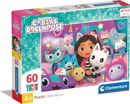 - 60 Parça Puzzle - Gabby's Dollhouse