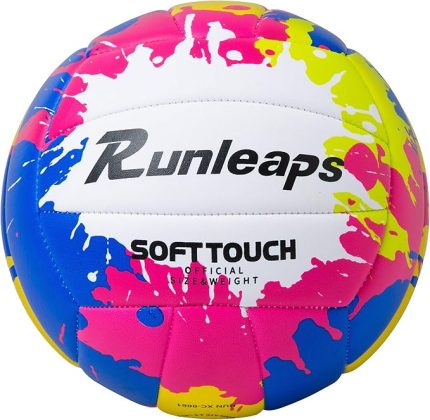 Plaj Voleybolu Resmi Boyut 5 Yumuşak Su Geçirmez Voleybol Kum Spor PU Topu, İç Mekan, Dış Mekan, Havuz, Spor Salonu, Antrenman için