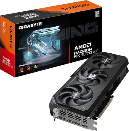 Radeon RX 9070 XT Gaming OC 16G Grafik Kartı - 16 GB GDDR6, 256 Bit, PCI-E 5.0, 3060 MHz Çekirdek Frekansı, 2 x Ekran Portu, 2 x HDMI, GV-R9070XTGAMING OC-16GD