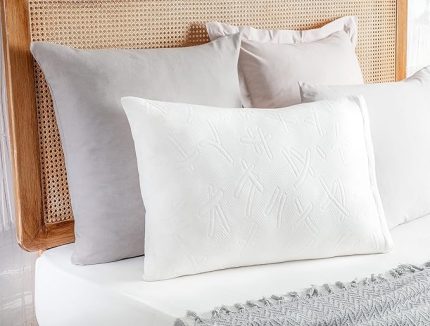 Coco Elodie Visco Yastık - Beyaz