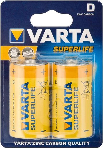 Superlife 2 D Çinko Karbon Pil