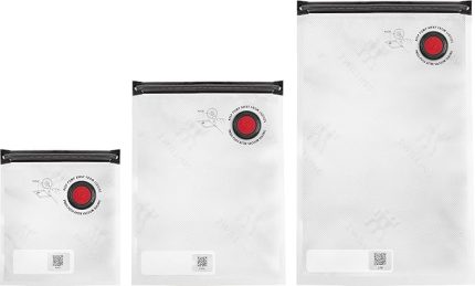 Fresh & Save Vakumlu Torba Seti, Boyut S/M/L, 10 Parça, Plastik