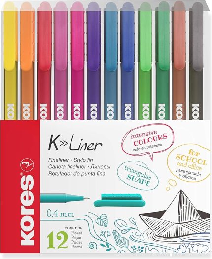 FL28112 Fineliner-Set, 0,4 mm, 12 renk