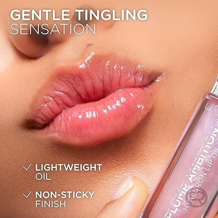 Paris Plump Ambition Hyaluron Lip Oil Besleyici ve Nemlendirici Dudak Parlatıcısı - 650 Nude Macaron - Görsel 4