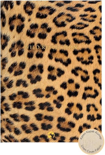 Color Keten Ciltli Defter Düz Leopar 17x24