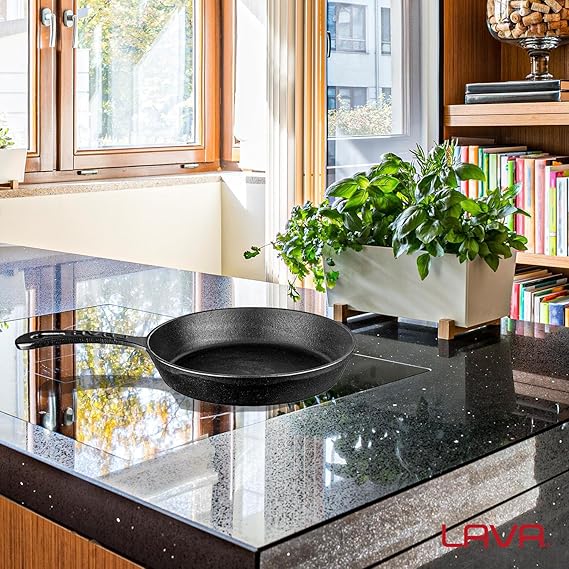 Metal Yuvarlak Döküm Tava, 20 cm - Görsel 3