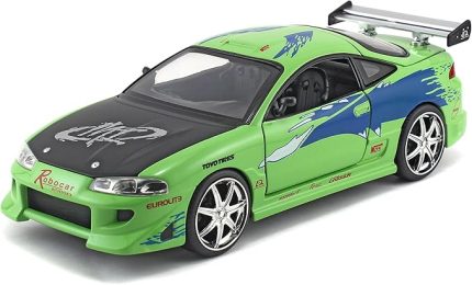 253203007, Hızlı ve Öfkeli Orijinal 1995 Mitsubishi, Lisanslı, Die- Cast (Metal), Açılabilir Parçalar (Kaput, Bagaj ve Kapılar), 1:24, 20 cm